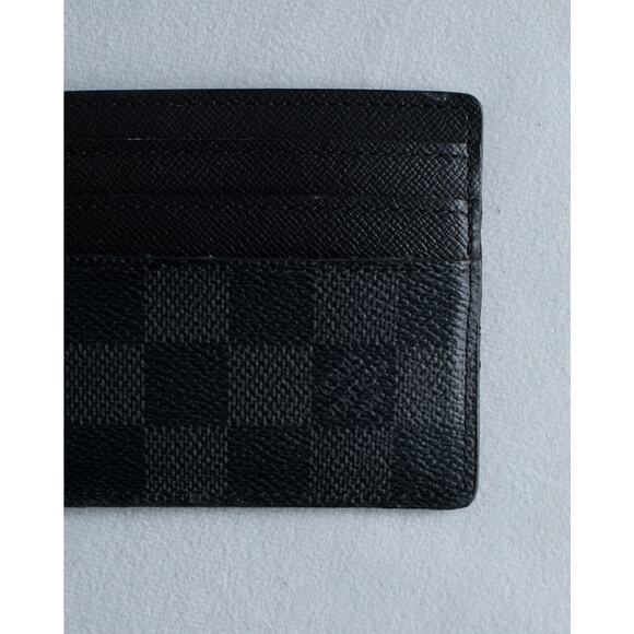 Louis Vuitton Authentic Card Holder Insert Damier Graphite SP5009 - Picture 5 of 9